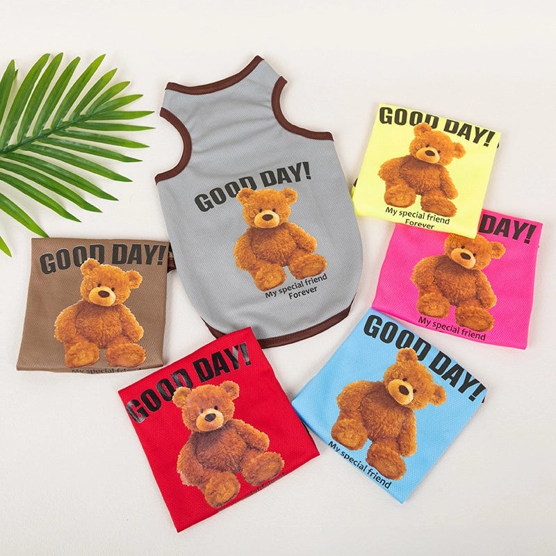 Summer Pet Clothes Small Dog Vest Cat Vest Lightweight Breathable Comfortable Various Sizes Colors Available