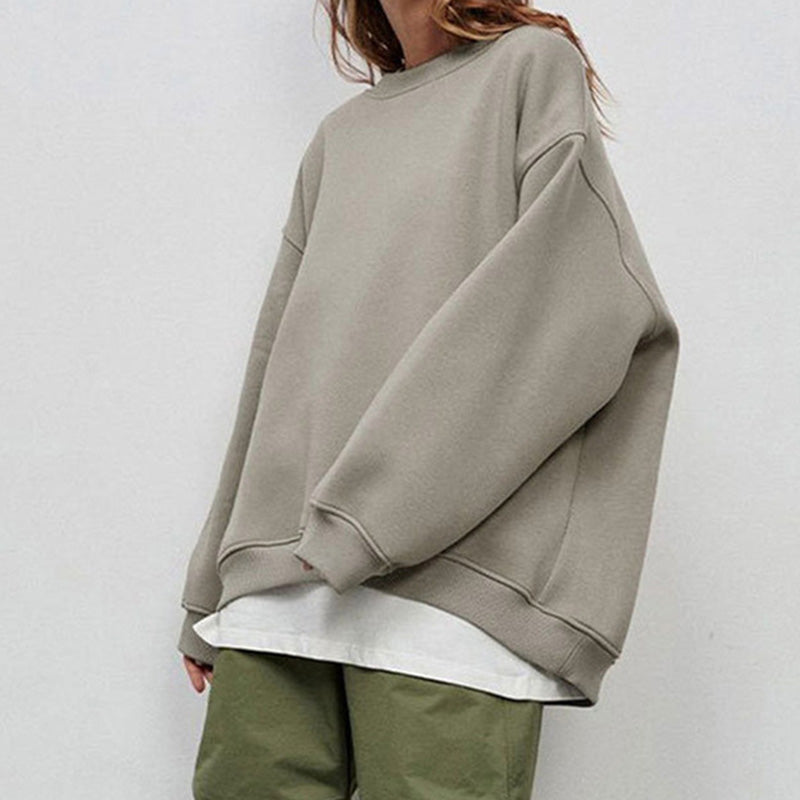 🔥 Hot sale 2024 🔥 Effen oversized sweatshirt met ronde hals