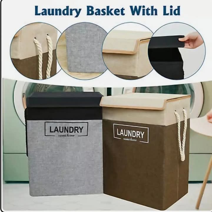 JUTE ROPE LAUNDRY BASKET