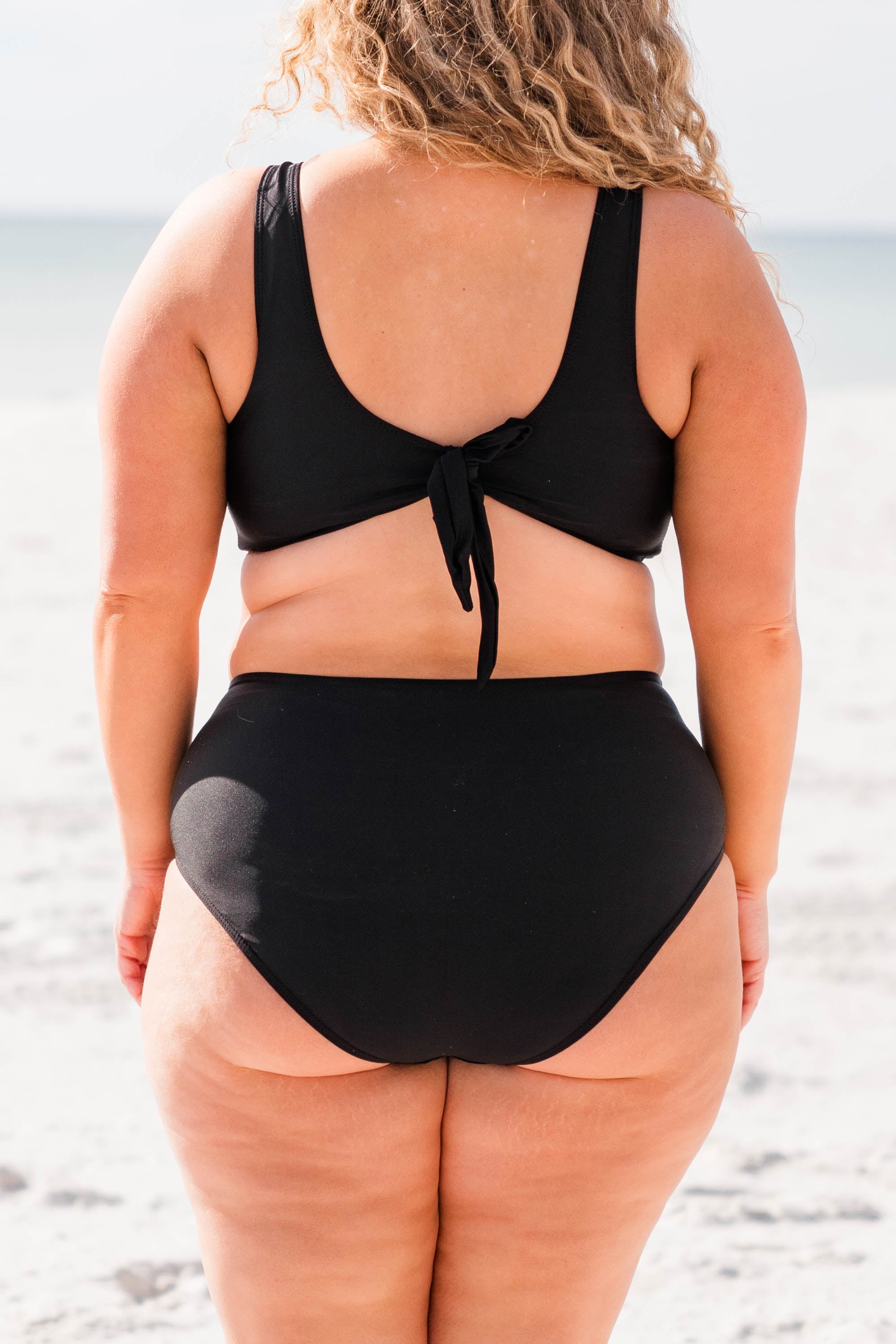 Beauty From Within Swim Bottom. Black