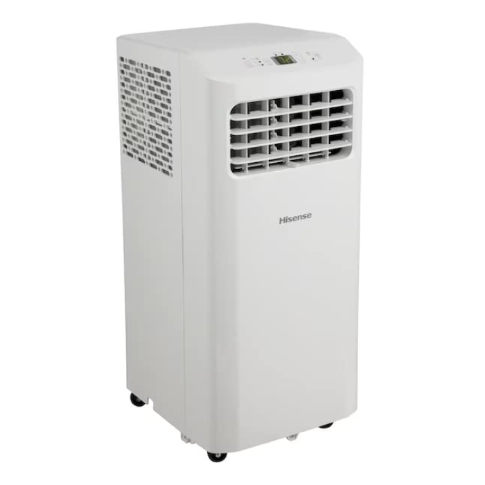 Aire Acondicionado Portátil Hisense 5000-BTU Gama (7000-BTU ASHRAE) Operacion 3 En 1 Con Ventilación Blanca De 115 Voltios Comodidad Versatil/Control Remoto AP0522CR1W (Reacondicionado)