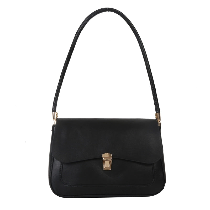 Women's All Seasons Pu Leather Elegant Basic Underarm Bag
