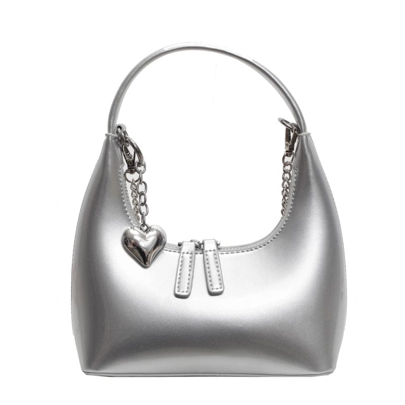 Hot Bag Women's New Patent Leather High-end Texture Shoulder Popular Fashion Crossbody Bag