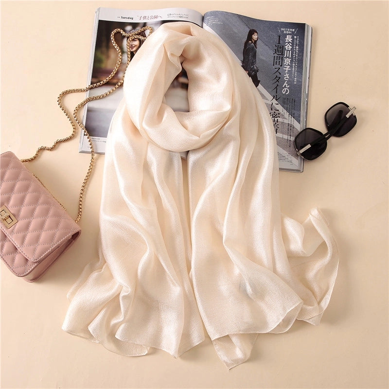 Autumn Fashion Travel Sunscreen Scarf Linen New Imitated Silk Scarves New Sweet Lady Shawl