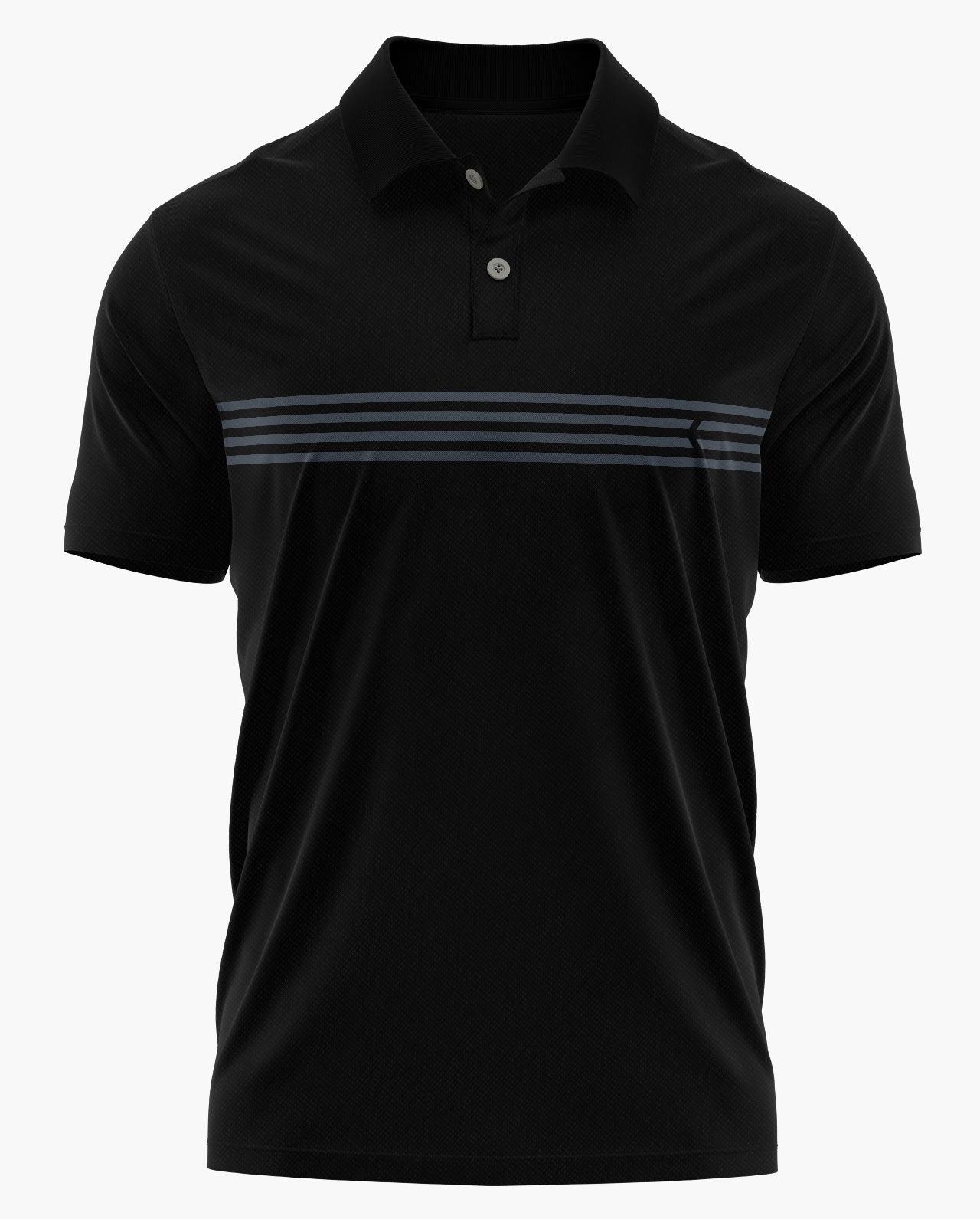 Aero Armour Logo Stripe Polo T-Shirt