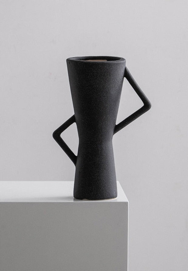 Nordic Matte Cute Vase - Modern Ceramic Flower Pot