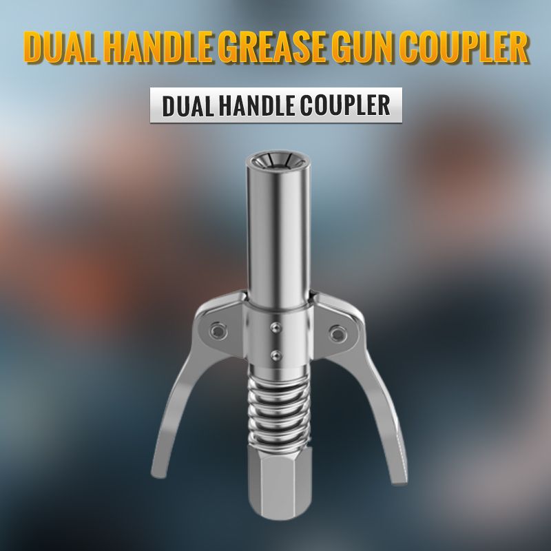 🔥Last Day Promotion 75% OFF🔥Dual Handle Grease Gun Coupler