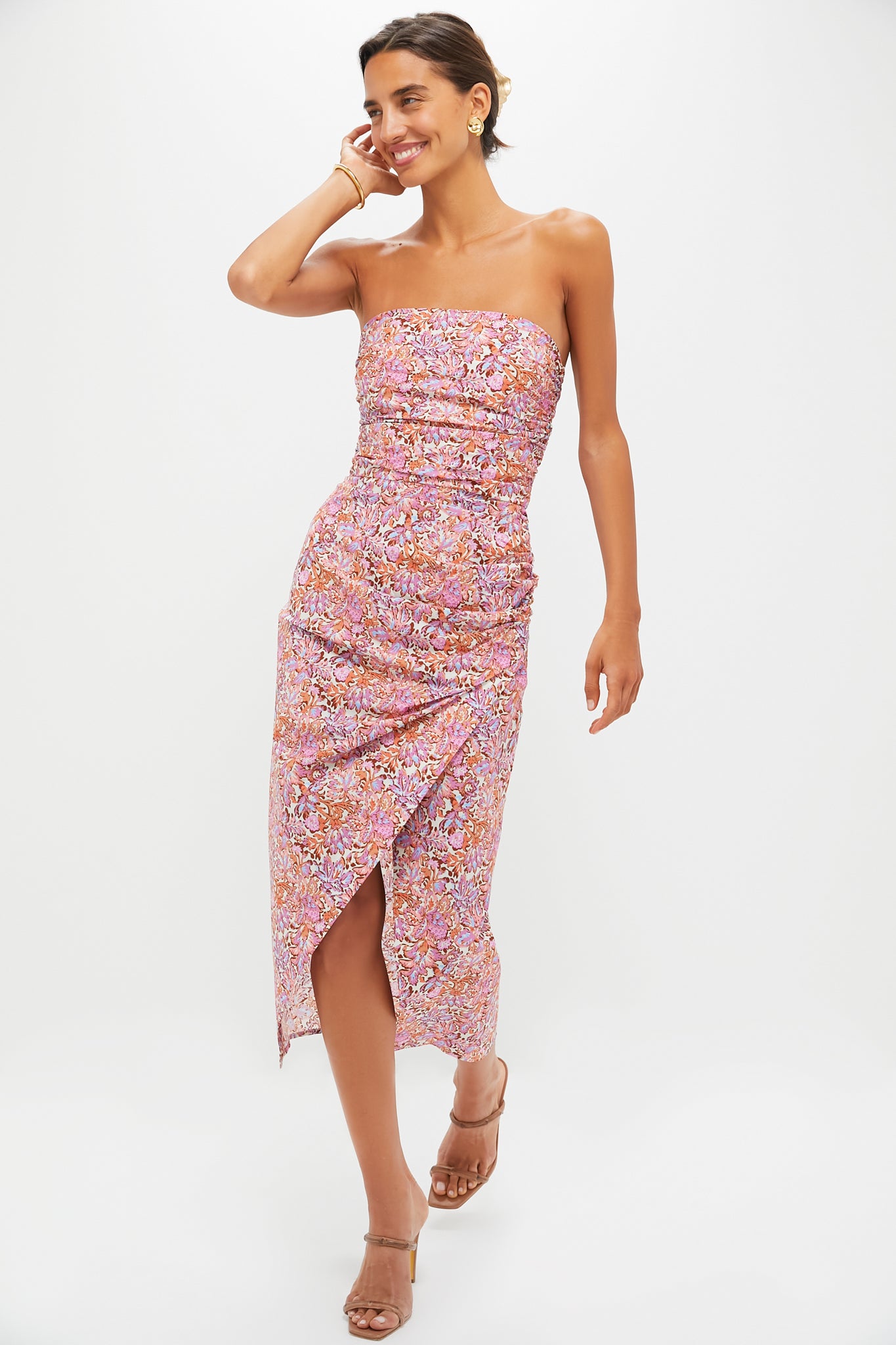 Multi Cleopatre Midi Dress