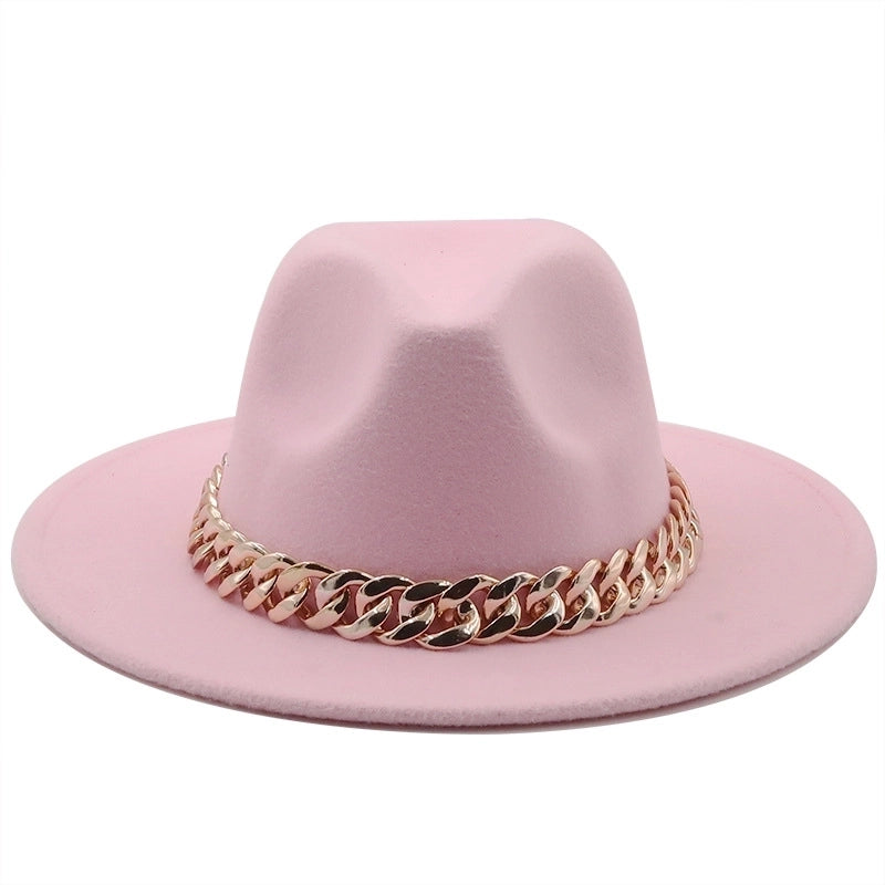 Accessories Woolen Big Brim Fashion Jazz Top Hats