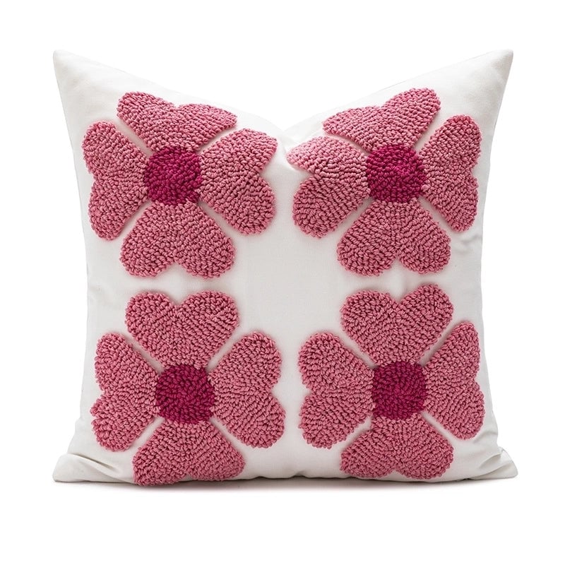 Cute Letter Cotton Pillow Cases