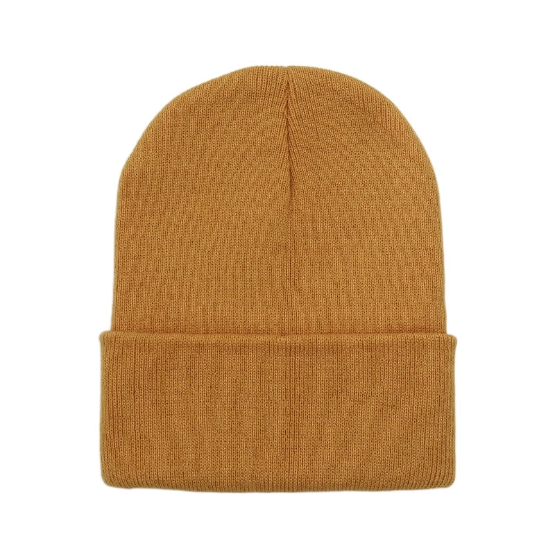 Hat Women's Autumn And Winter Korean Style Solid Color Wool Hat Trendy Japanese Style Warm Knitted Hat Outdoor Wool Hat