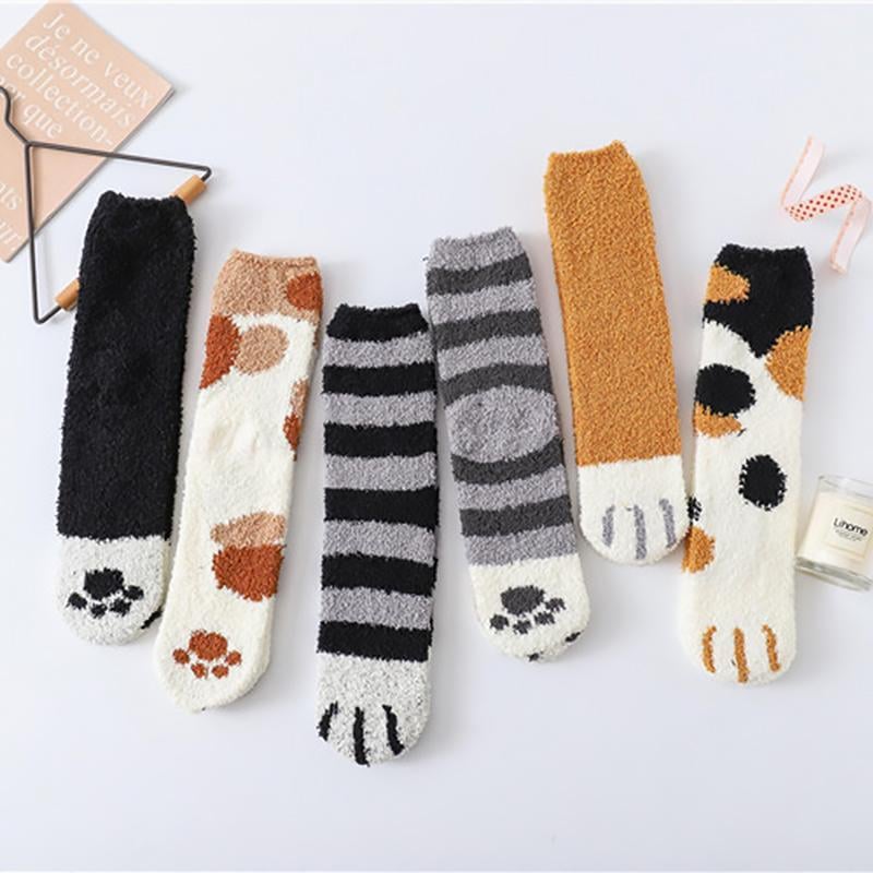 🔥 GRAN VENTA - MITAD DE PRECIO🔥Calcetines con Garras de Gato - Promoción Navideña 🎁