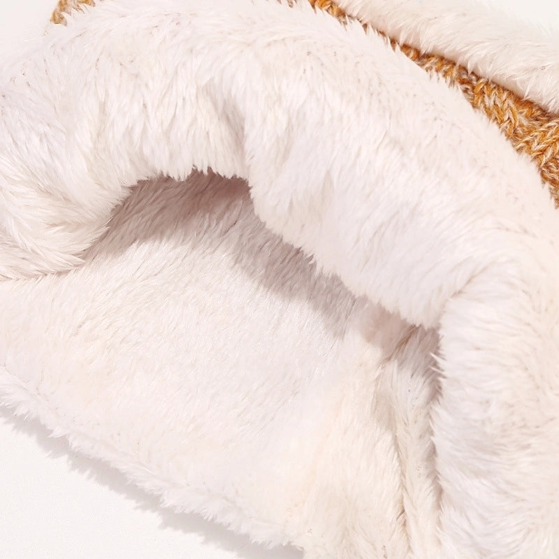 Kid's Basic Minimalist Solid Color Wool Cap