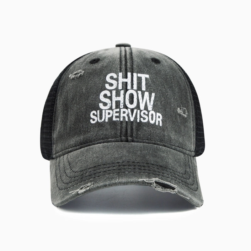2 Pieces Unisex Minimalist Letter Curved Eaves Baseball Cap