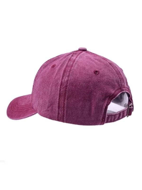 Unisex Casual Preppy Style Minimalist Letter Embroidery Wide Eaves Baseball Cap