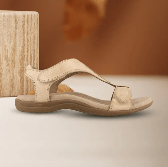 Platform Wedge Velcro Strap Sandals