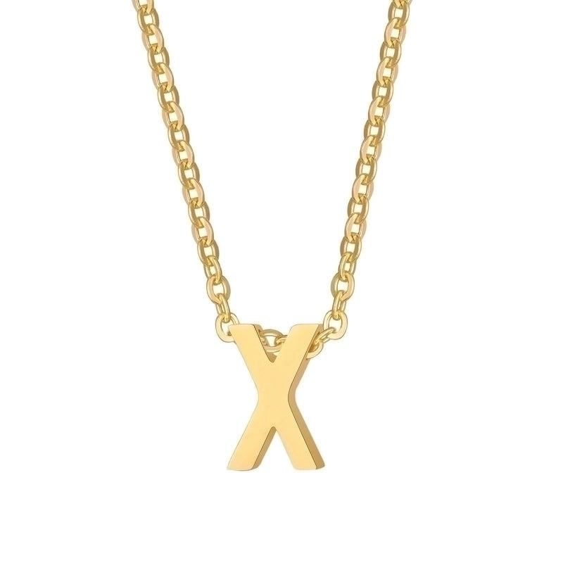 Minimalist Letter Stainless Steel Gold Plated Plating