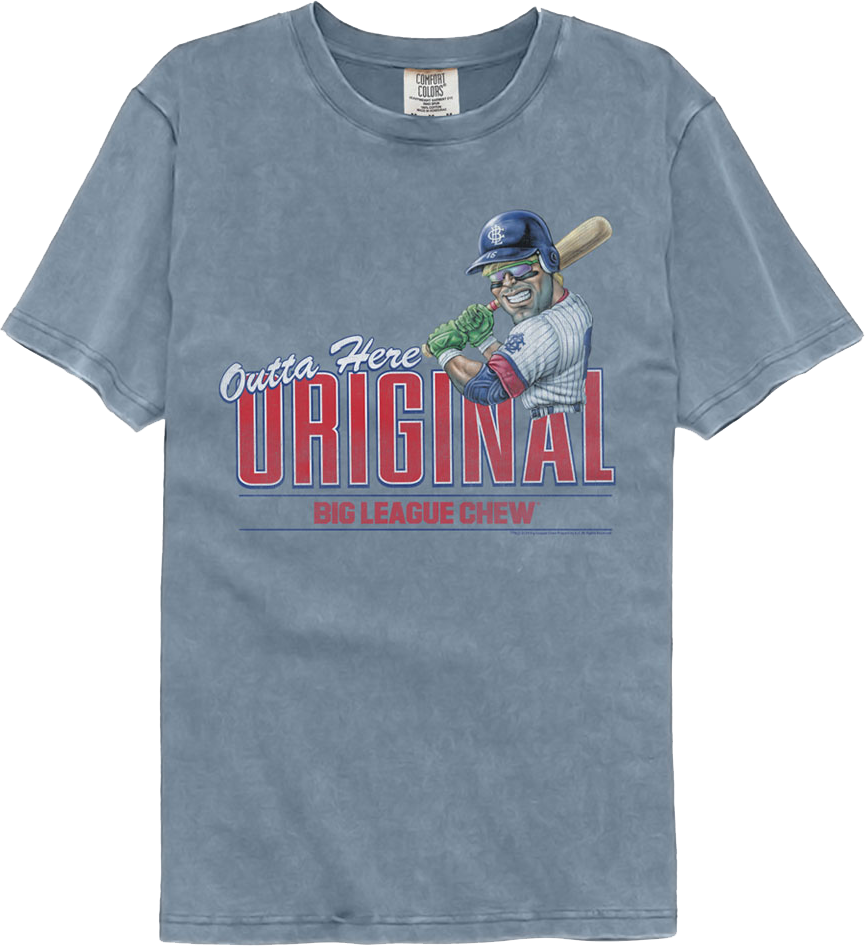 Outta Here Original Big League Chew Comfort Colors Brand T-Shirt