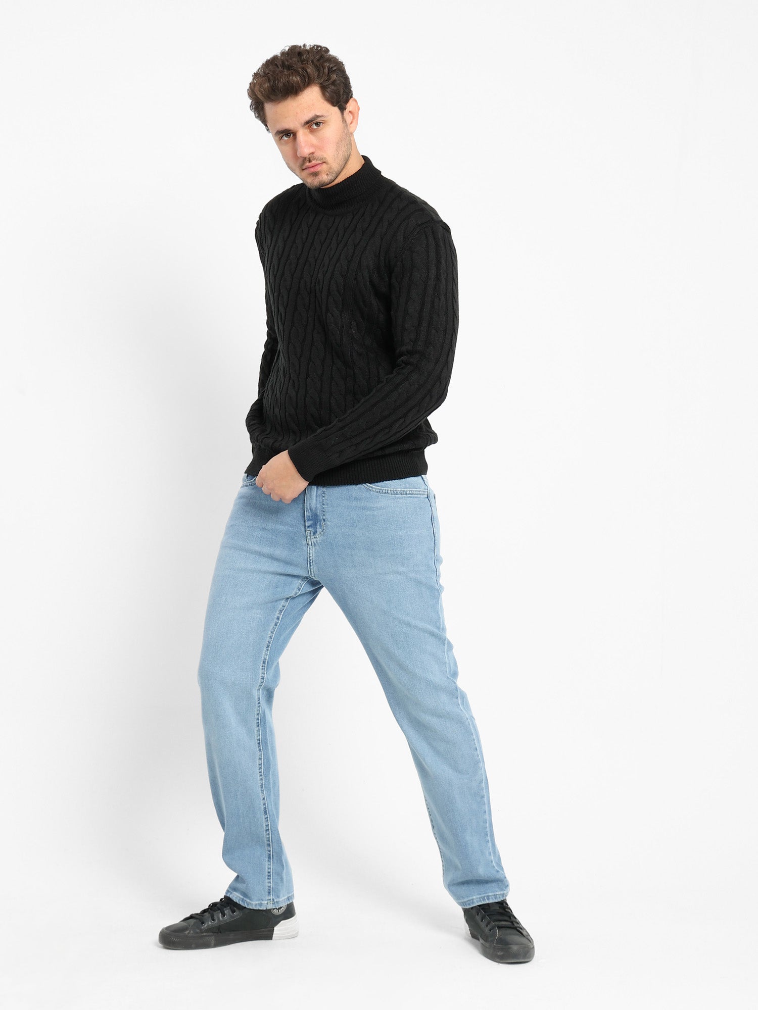 Textured Casual Pullover