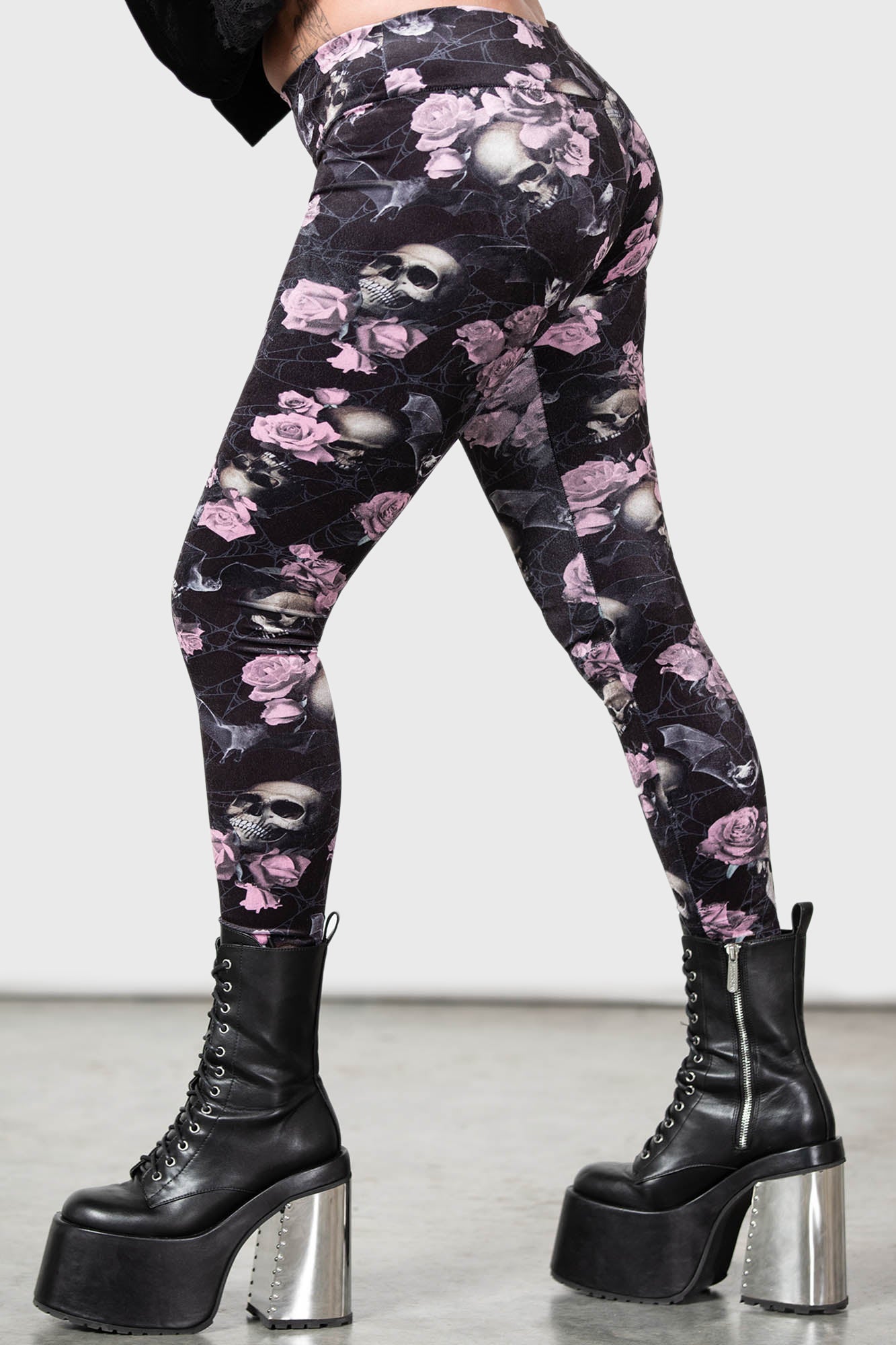 Hematite Leggings [BLACK/PINK]