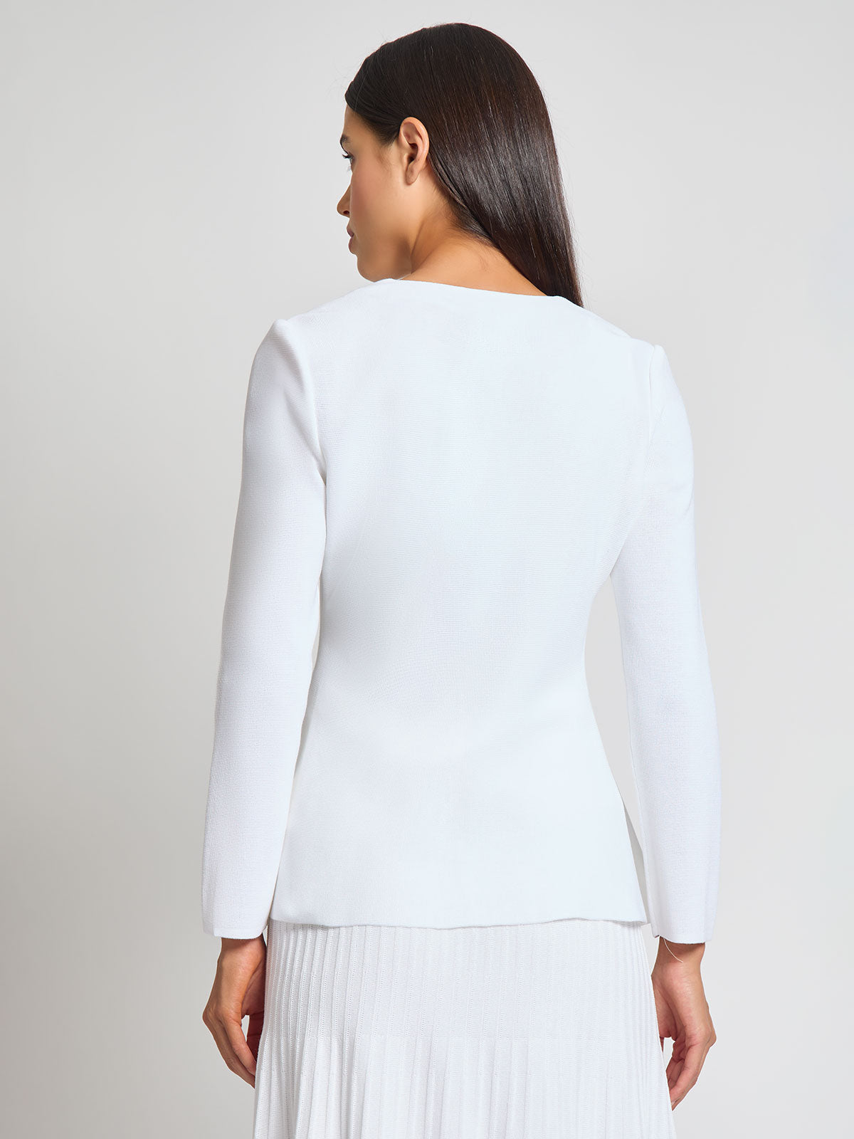 Tailored Embroidered Knit Jacket - Vanity Fit
