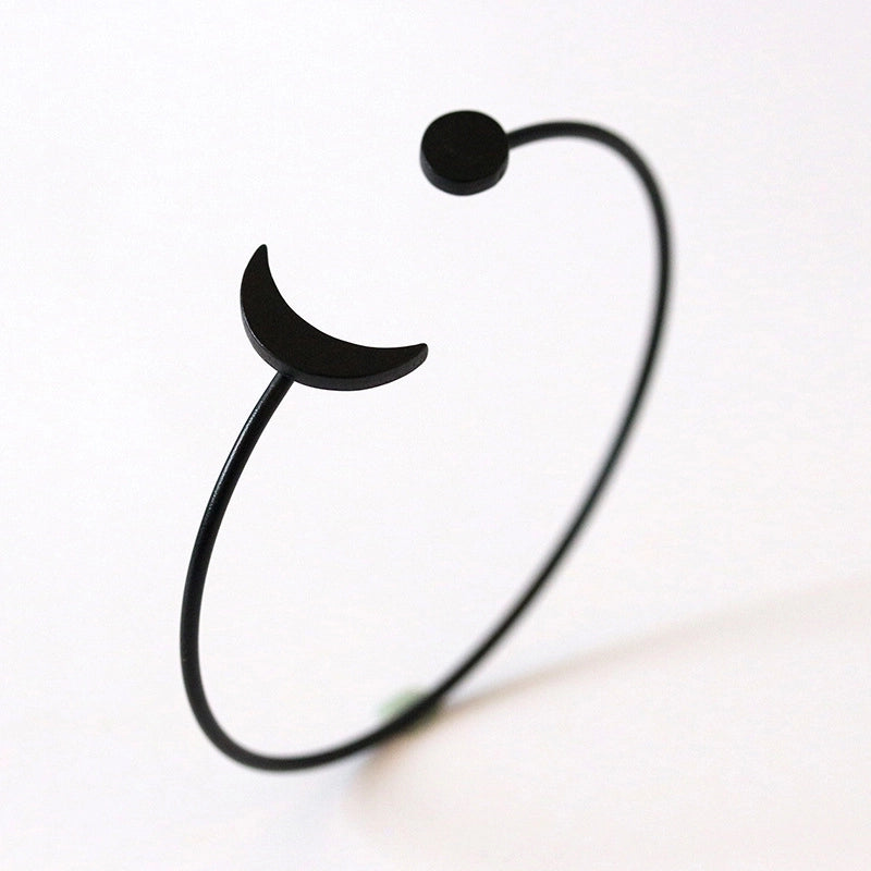 Alloy Gold Plated Silver Plated Fashion Plating Inlay Heart Shape Feather Bow Knot Bangle