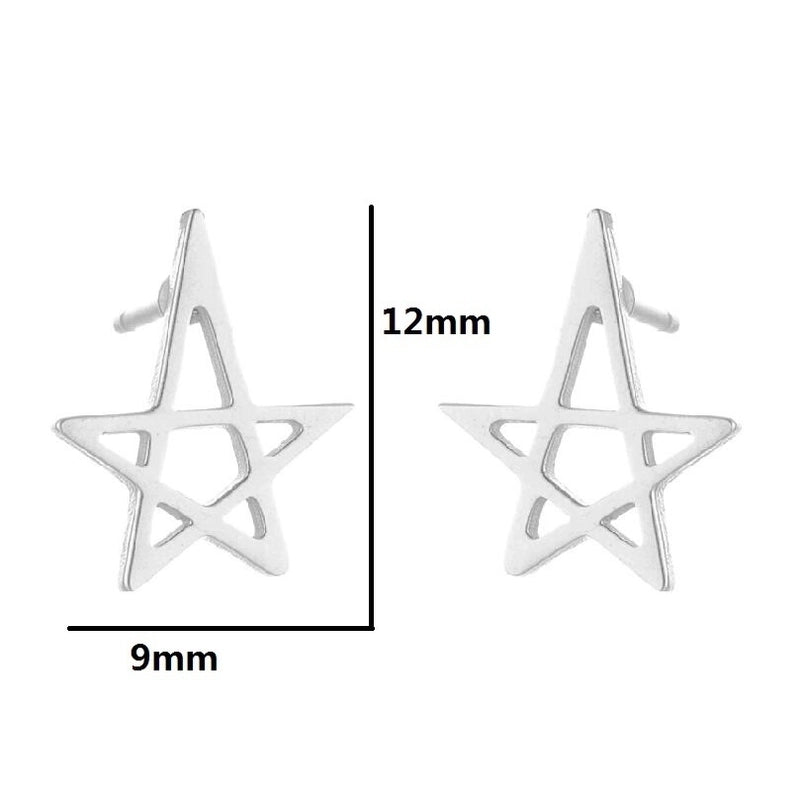 1 Pair Minimalist Sun Plating 304 Stainless Steel 18K Gold Plated Ear Studs