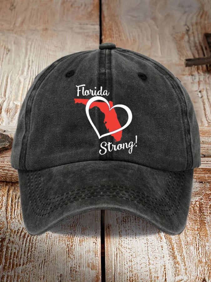 Unisex Florida Strong Print Hat