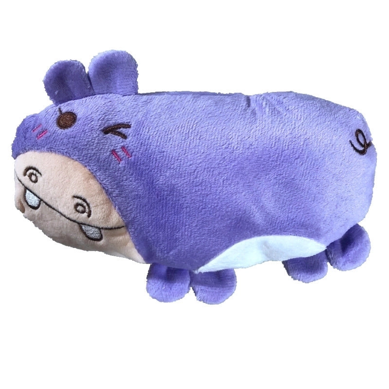 Cute Plush Cartoon Dinosaur Hippopotamus Pet Toys