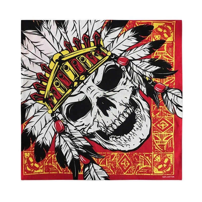 Unisex Hip-Hop Punk Skull Polyester Bandanas