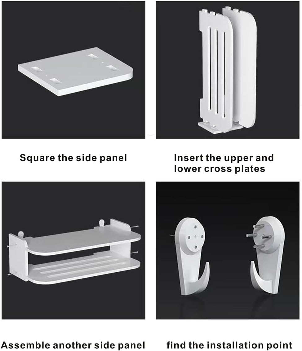 Wall Hanging Router Shelf. Wi-Fi Router Shelf