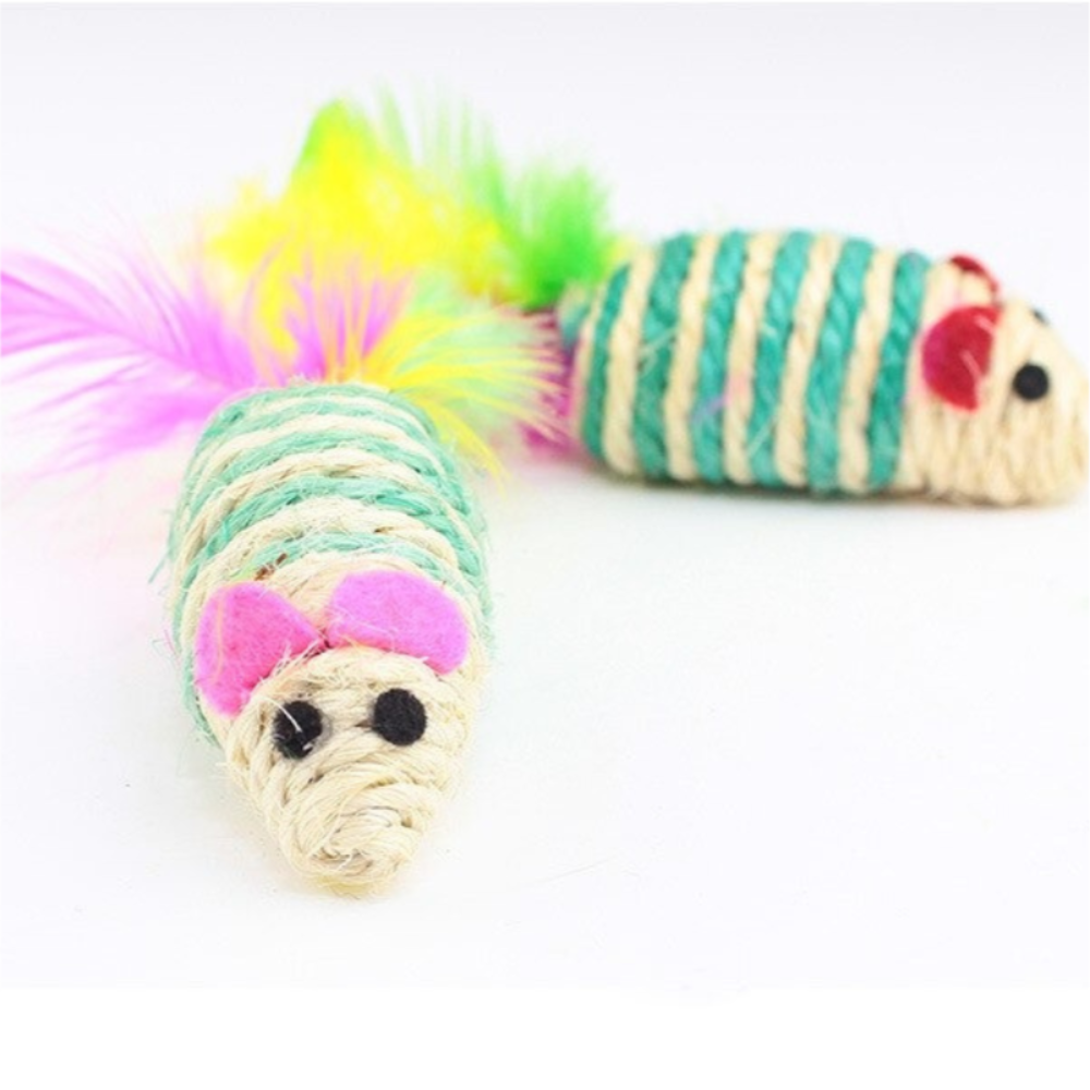 10 Pcs Cat Mouse Toy