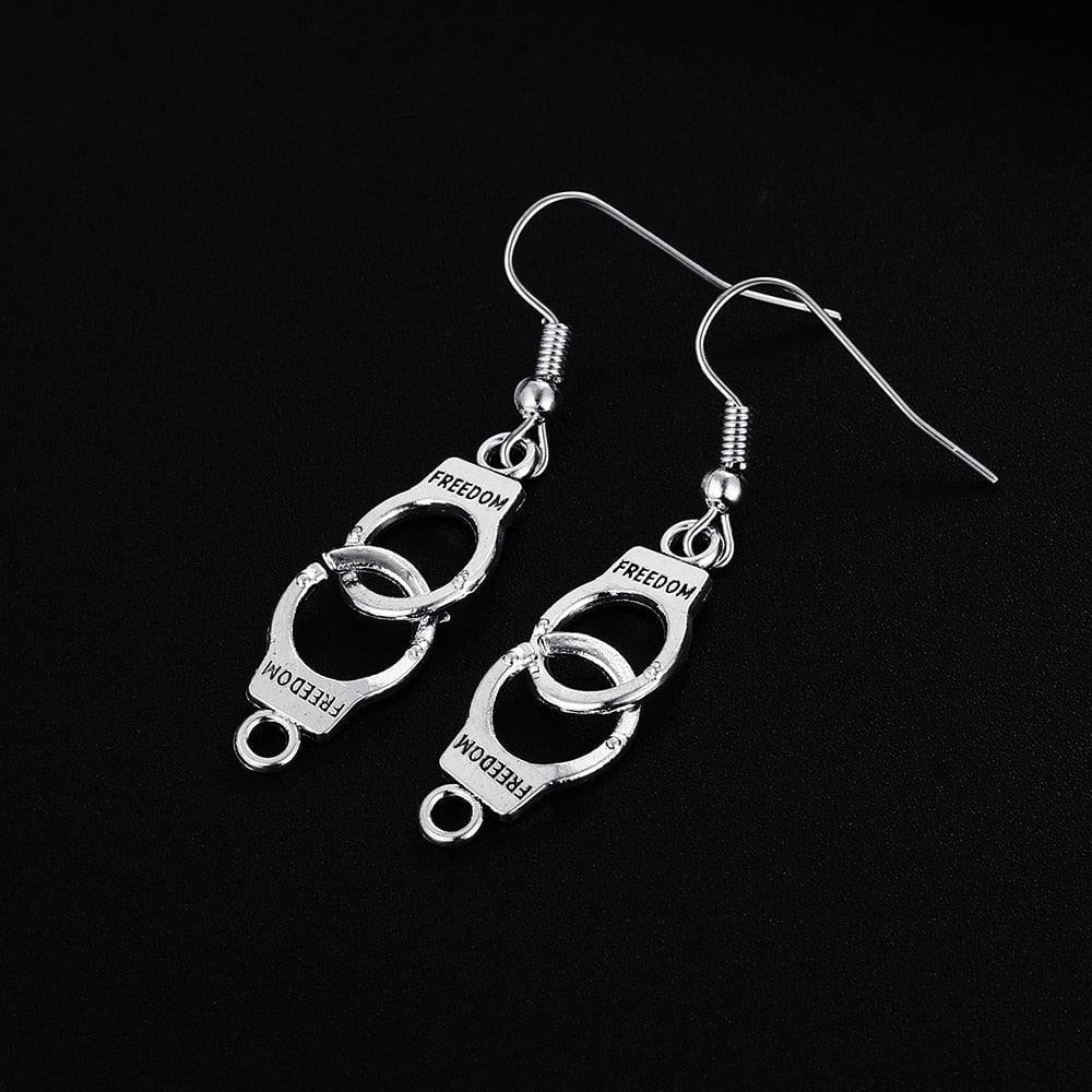 Handcuffs Earrings
