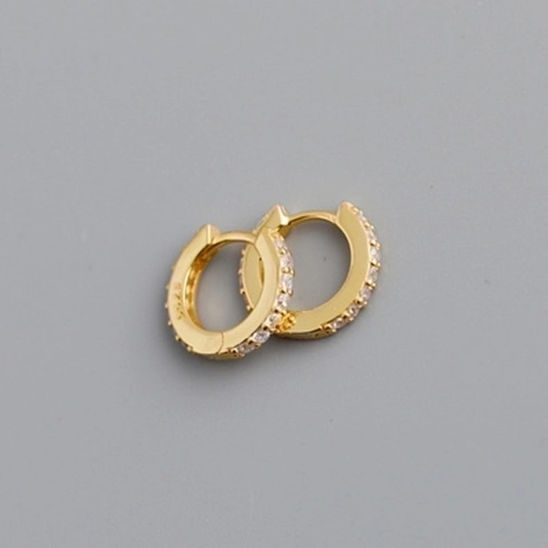 2 Pieces Minimalist Geometric Copper Plating Ear Studs 1 Pair