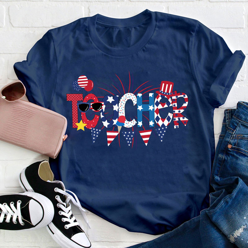 Celebration Teacher Letter T-Shirt