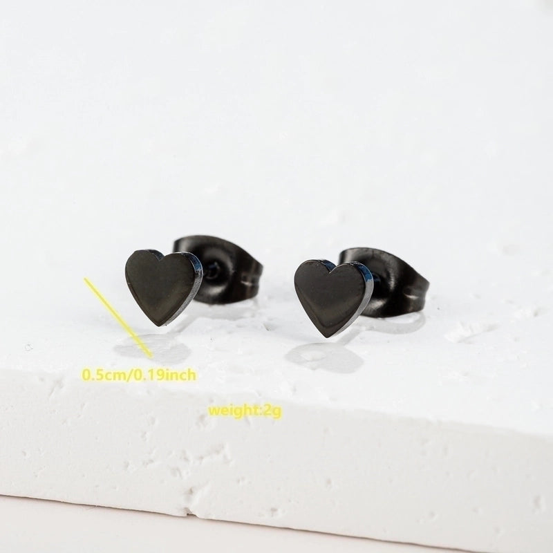 1 Pair Minimalist Classic Style Round Star Moon Hollow Out 304 Stainless Steel 18K Gold Plated Ear Studs