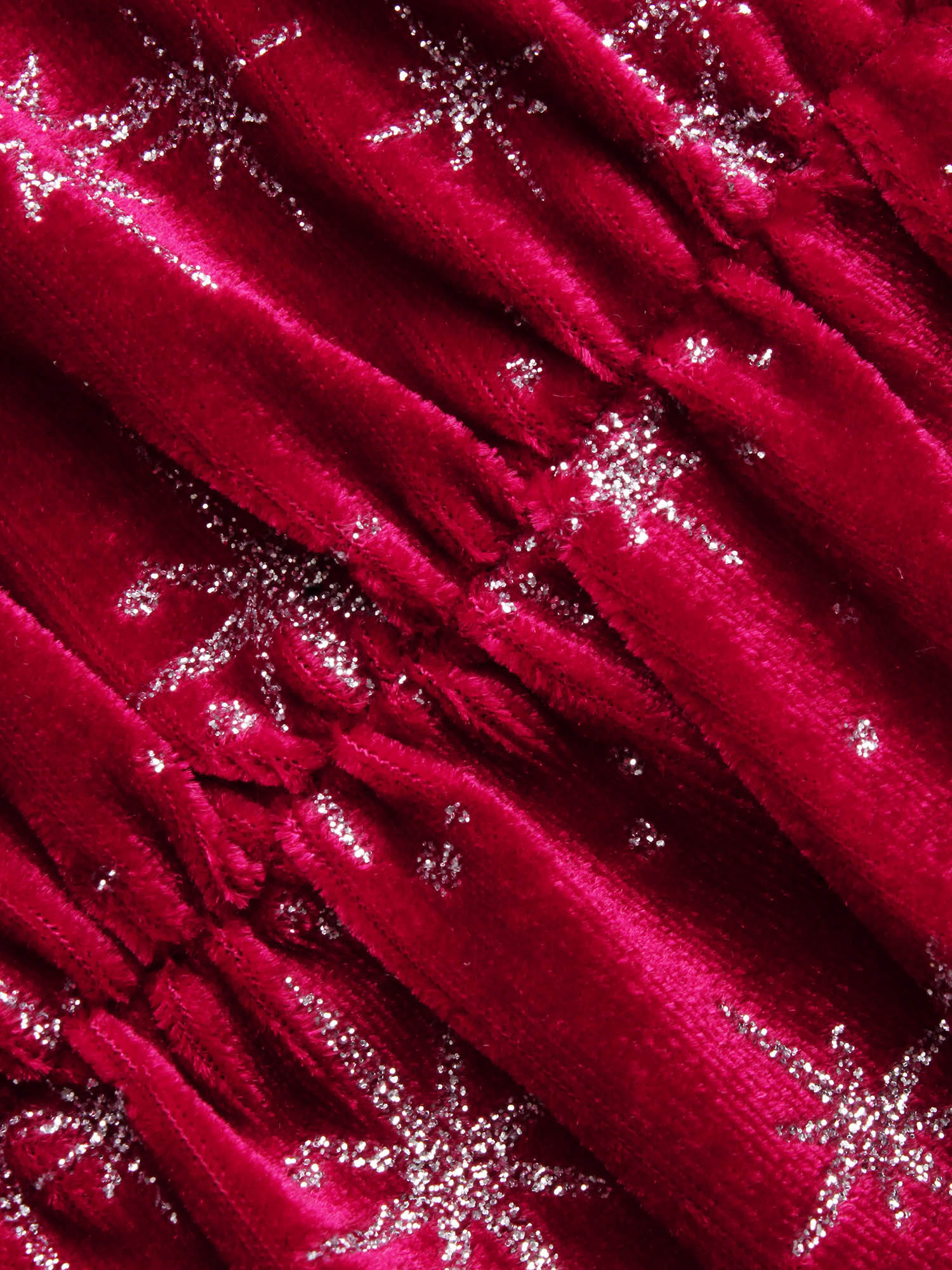 Embossed Velvet Sweetheart Neckline Midi Dress