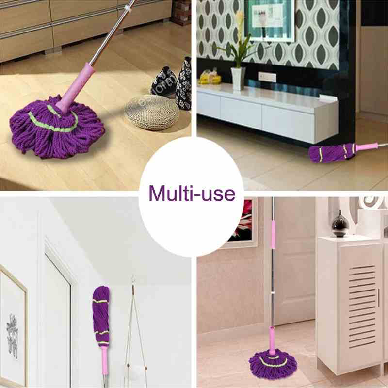 Easy Spin Magic Mop Set [Plastic Strainer]