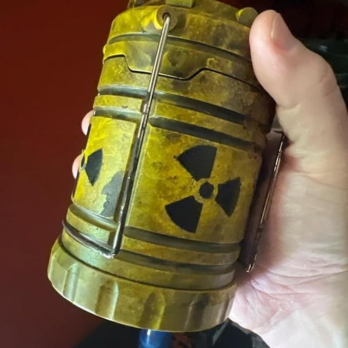 Nuclear Reactor Lantern Night Light  Industrial Sci-Fi Aesthetic