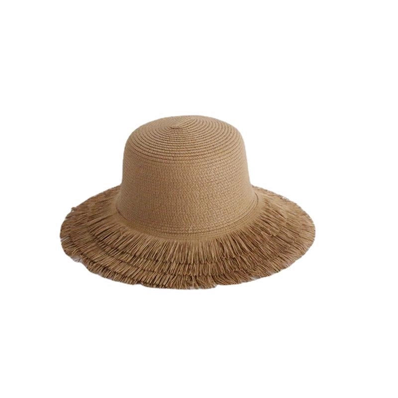 Women's Vacation Solid Color Big Eaves Sun Hat