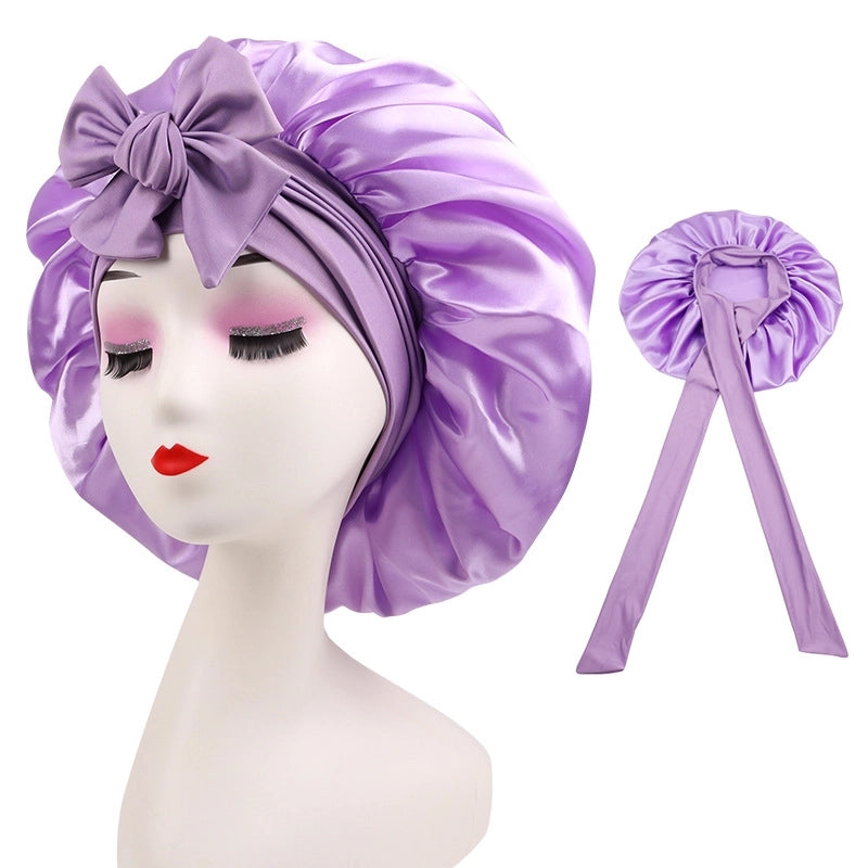2 Pieces Women's Solid Color Solid Color Eaveless Hair Cap