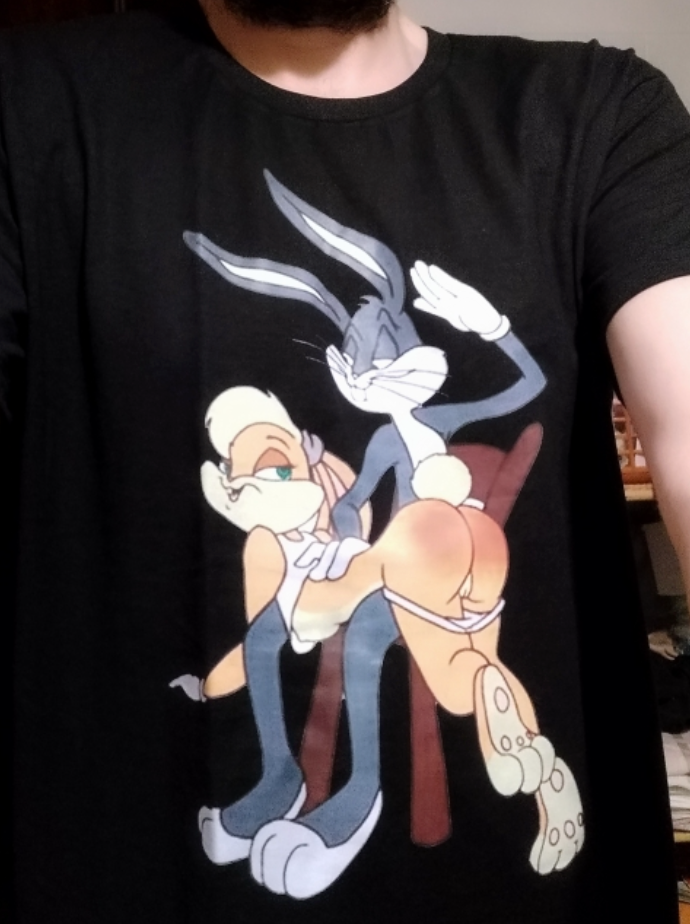 Bugs and Lola Bunny Spanking Tee