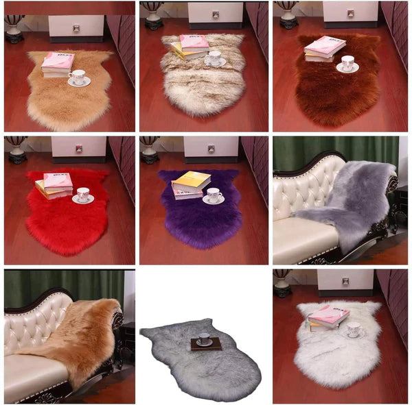 Home decorative Faux fur mats