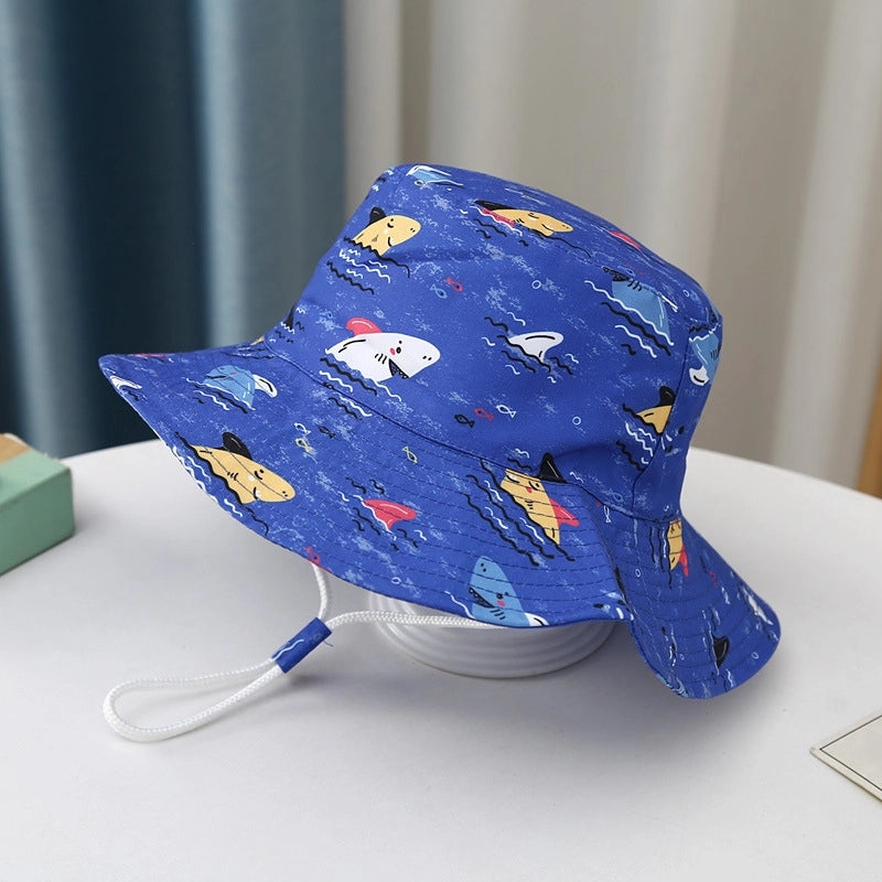 Children Unisex Cartoon Style Animal Printing Bucket Hat
