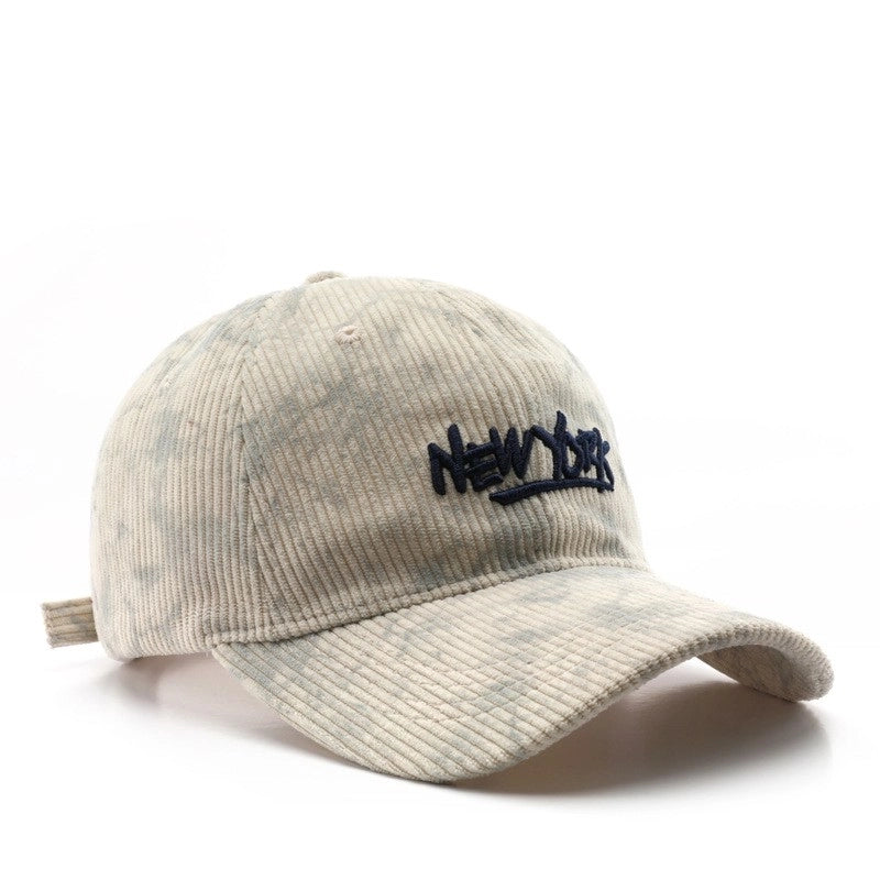 Unisex Vintage Style Minimalist Letter Embroidery Curved Eaves Baseball Cap