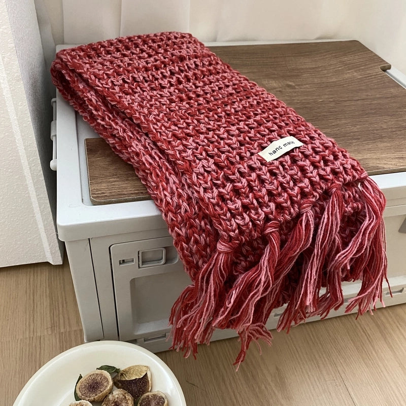Women's Elegant Streetwear Color Block Polyester Scarf