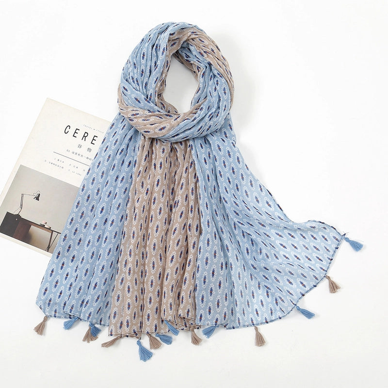 Unisex Vacation Sweet Geometric Polyester Scarf
