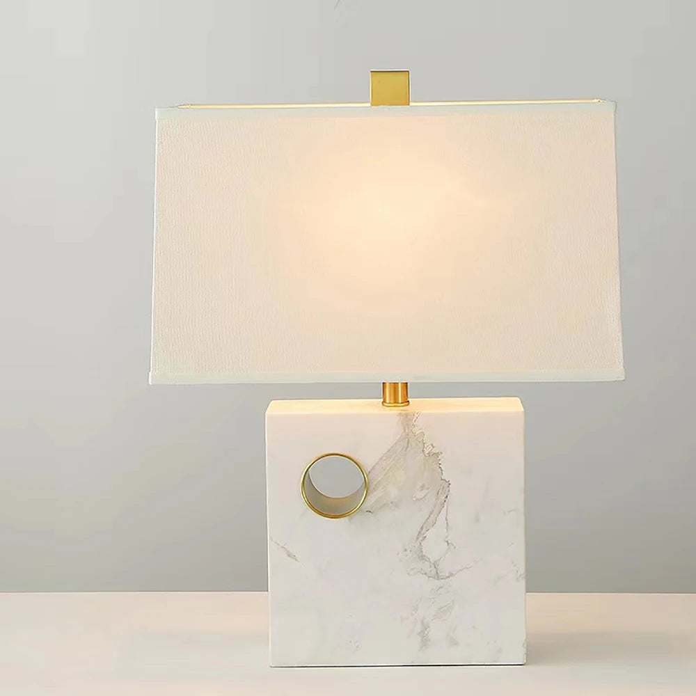 Nordic Opulence Luxury LED Marble Desk Lamp