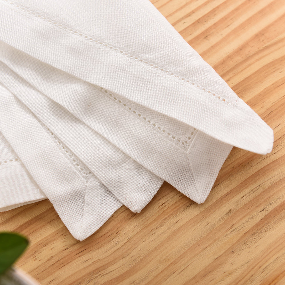 Pack of 12 Linen Party Tablecloth Napkins Restaurant Home Napkins