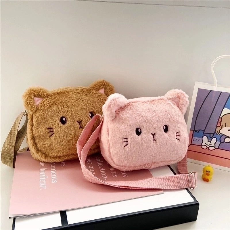 Kid's Mini All Seasons Plush Cute Shoulder Bag